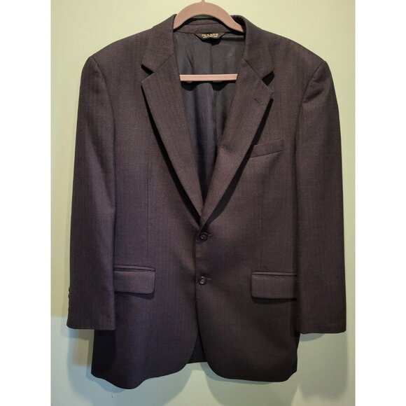 Jos A Bank Wool Cashmere Blend Charcoal Gray Blazer Sportcoat Size 41r - Picture 1 of 7